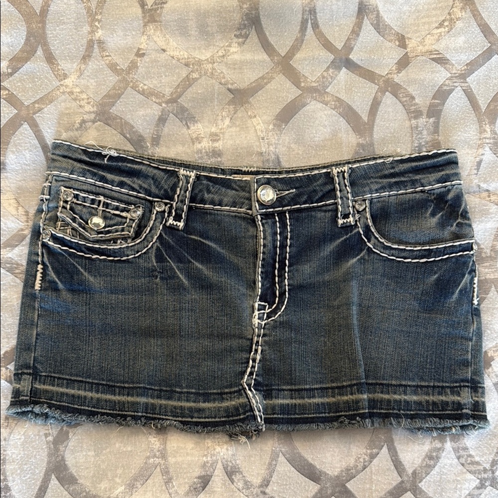 Denim Mini Skirt